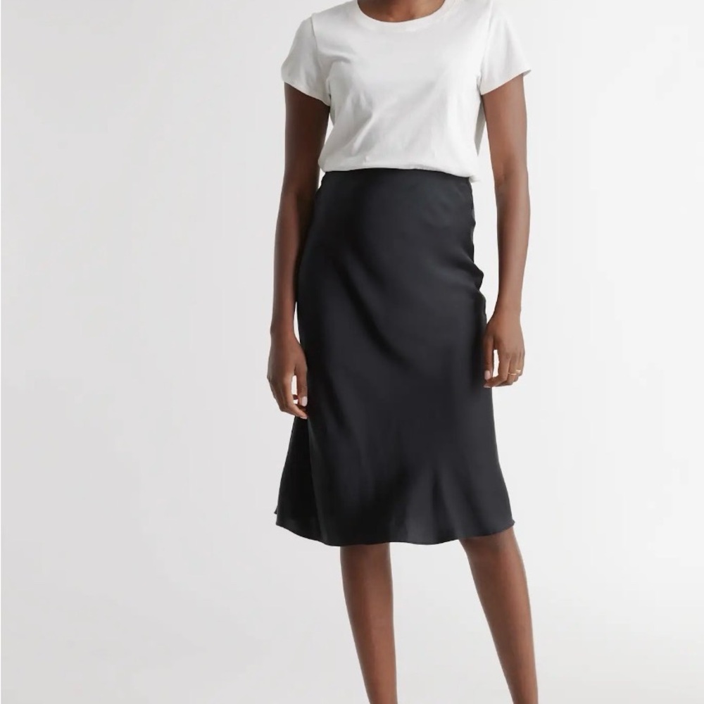 Quince washable silk skirt